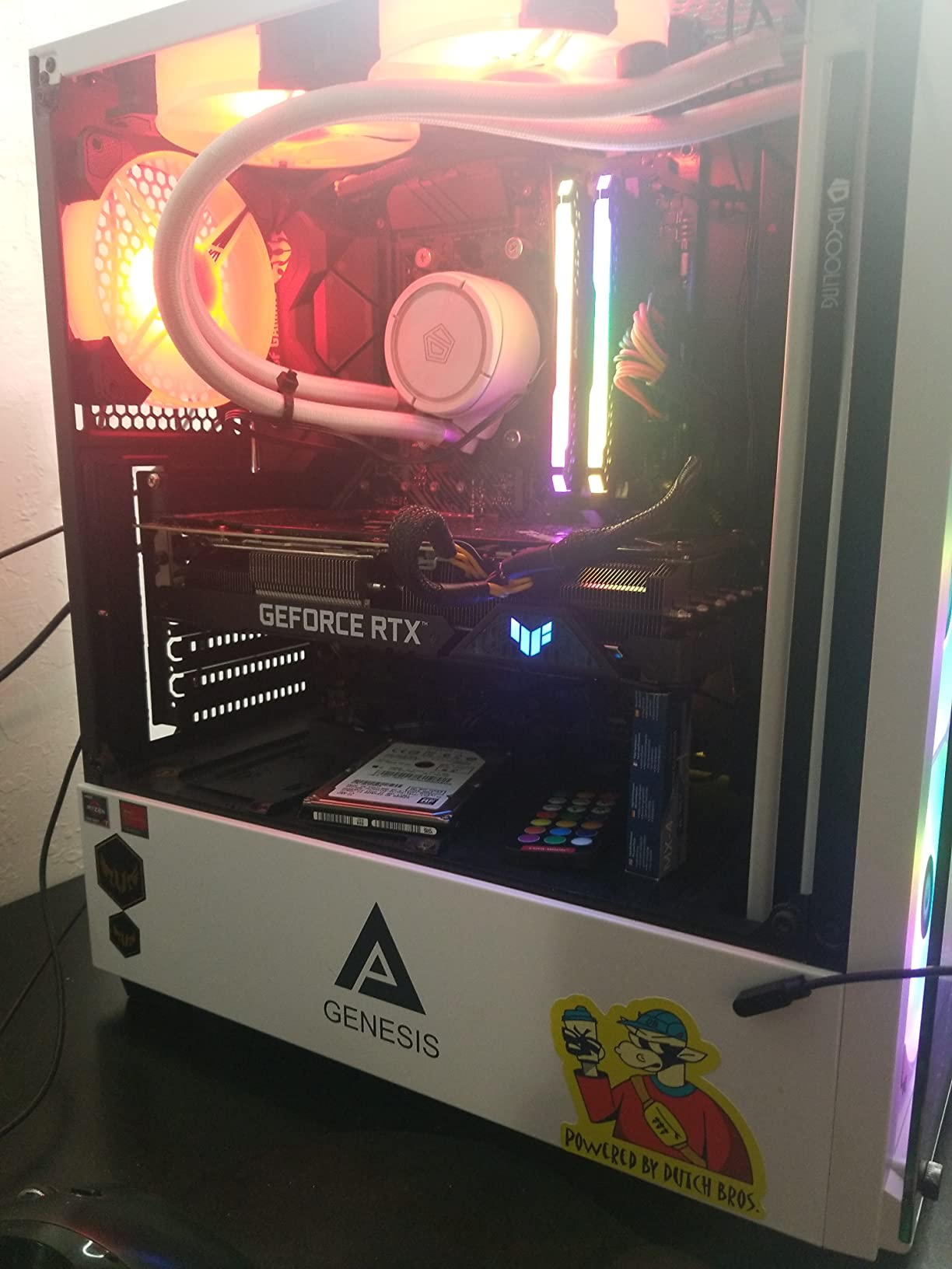 ASUS TUF Gaming NVIDIA GeForce RTX 3080 V2 OC Edition Graphics Card (PCIe 4.0, 10GB GDDR6X, LHR, HDMI 2.1, DisplayPort 1.4a, Dual Ball Fan Bearings, Military-Grade Certification, GPU Tweak II) customer photo 2