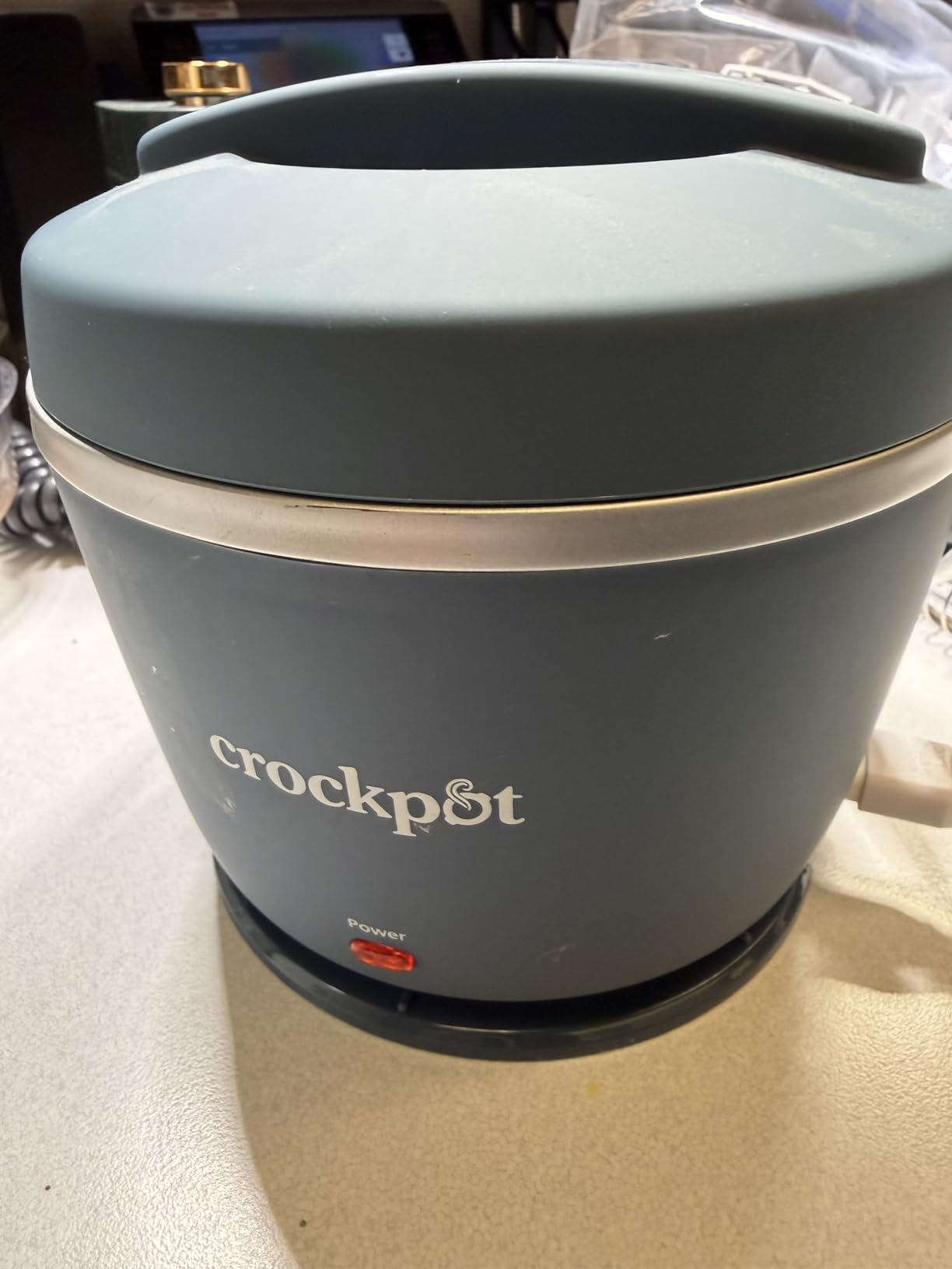 Crock-Pot 20-Ounce Electric Lunch Box, Portable Food Warmer, Blush Pink | Perfect for Travel, Car, On-the-Go | Spill-Free, Dishwasher-Safe customer photo 1