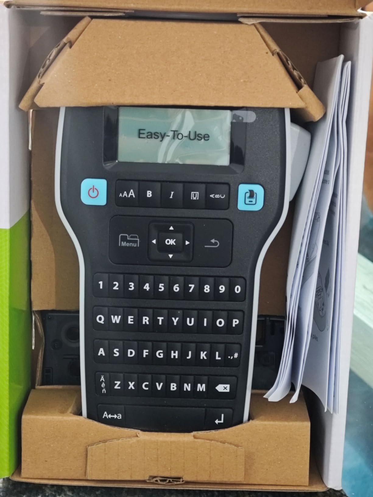 DYMO LabelManager 160 Portable Label Maker Bundle, Easy-to-Use, One-Touch Smart Keys, QWERTY Keyboard, Large Display, For Home & Office Organization, Includes 3 D1 label cassettes customer photo 1