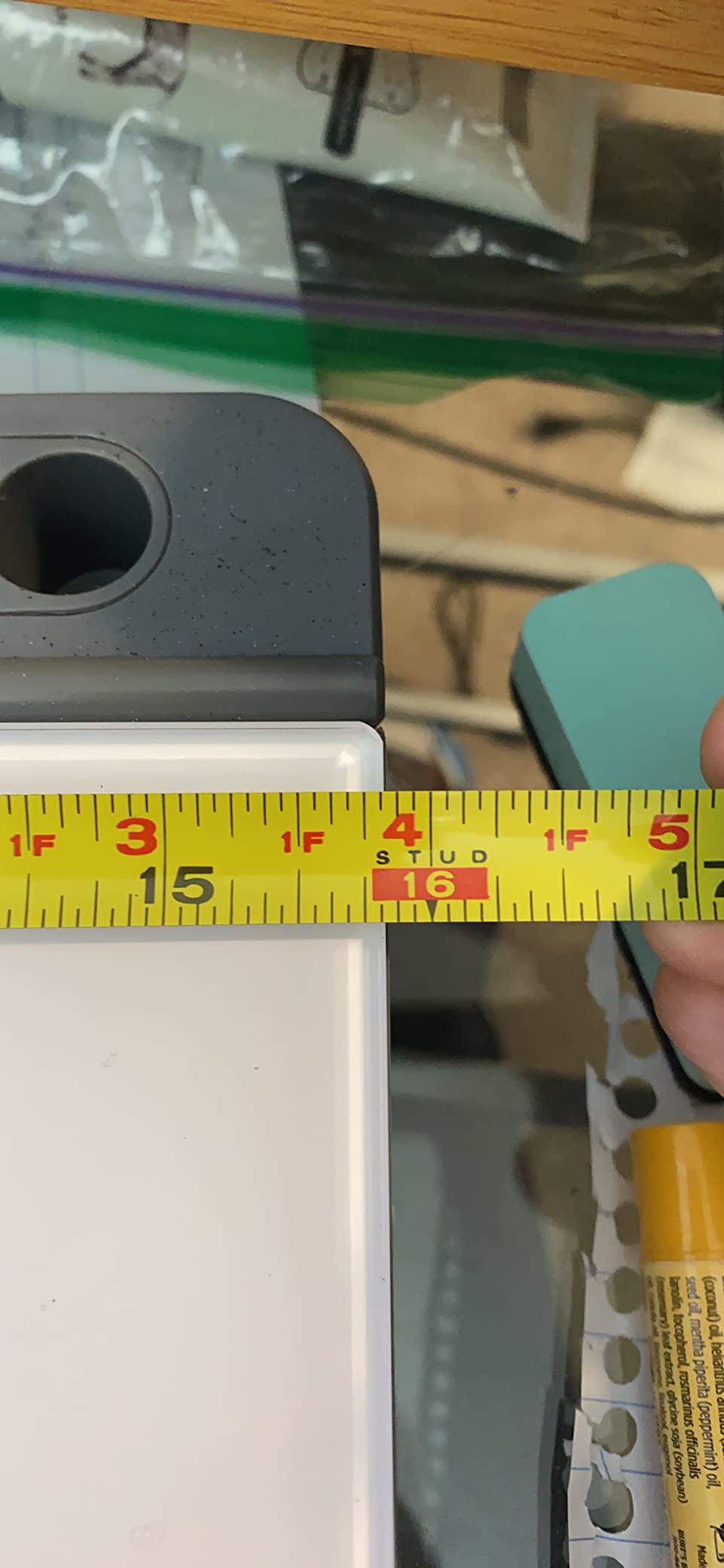 Small Desktop Glass Whiteboard Dry-Erase-Board - Computer Keyboard Stand White Board Surface Pad with Drawer, Desk Organizers with Accessories for Office, Home, School Supplies - Grey customer photo 2