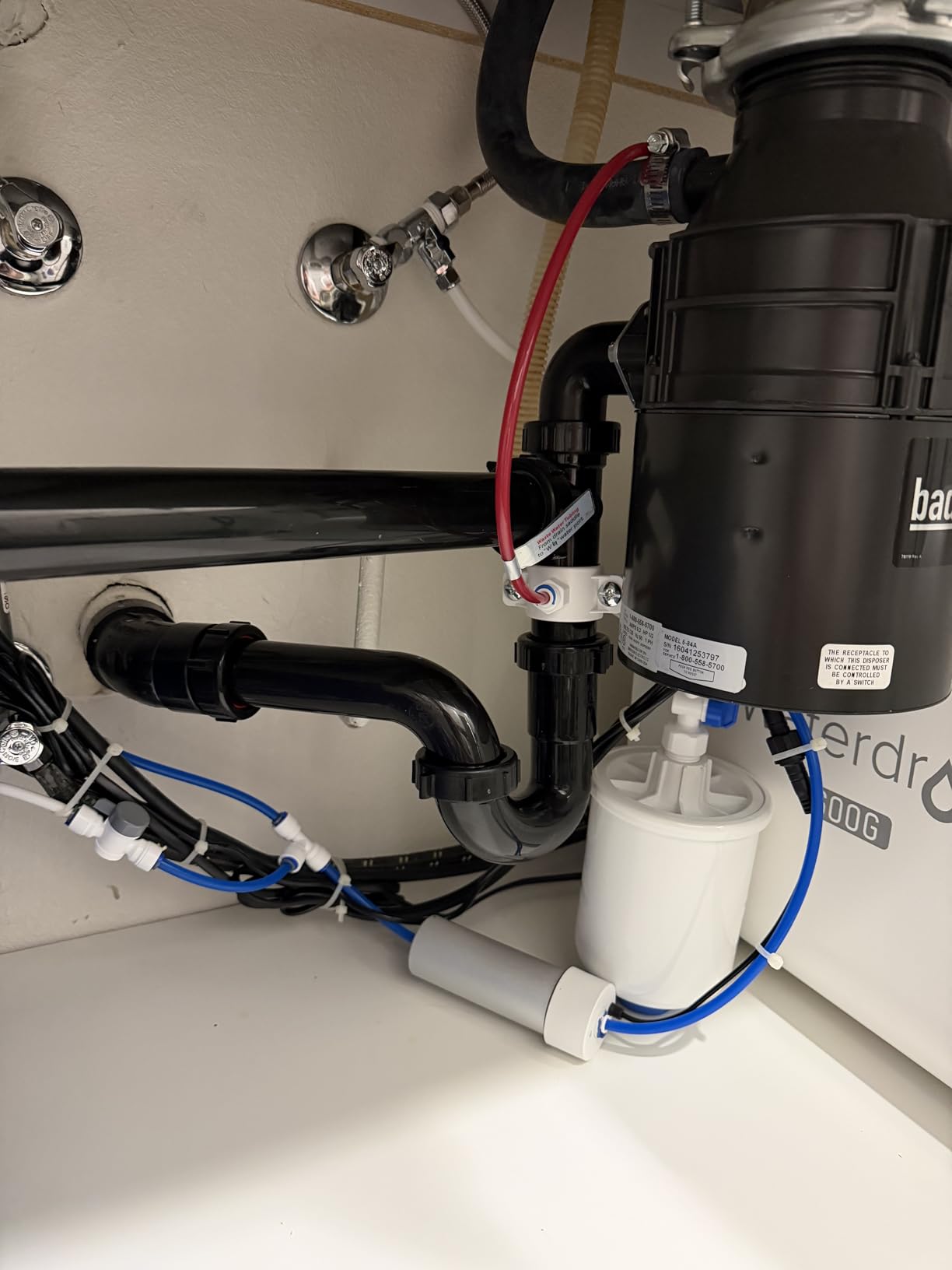 Waterdrop LED UV Ultraviolet Water Filter for Under Sink Water Filter and Reverse Osmosis System, Reduce up to 99.9% of Harmful Substances, Mercury-Free, FCC Certified, Stainless Steel customer photo 2