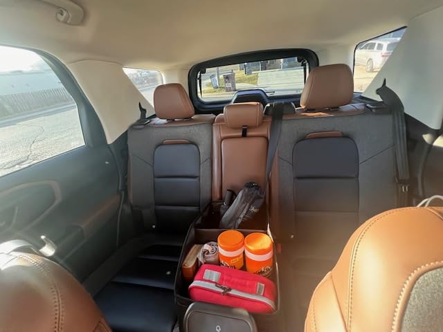 Car Organizer - Automotive Organizer for Front And Back Seat or Floor, Car Caddy Organizer with Divide, Handles and Multiple Mesh Pockets customer photo 2