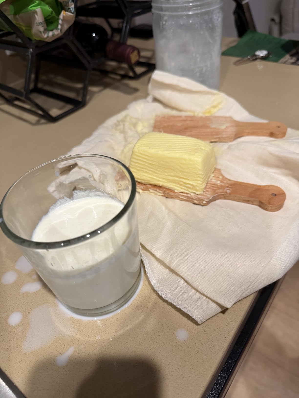 Dazey Butter Churn - Hand Crank Butter Churner- Manual Butter Maker- Beech Wood BUTTER PADDLES INCLUDED. Create Delicious Homemade Butter With Your Own Hand Crank Dazey Butter Churner (Turn N Churn) customer photo 2