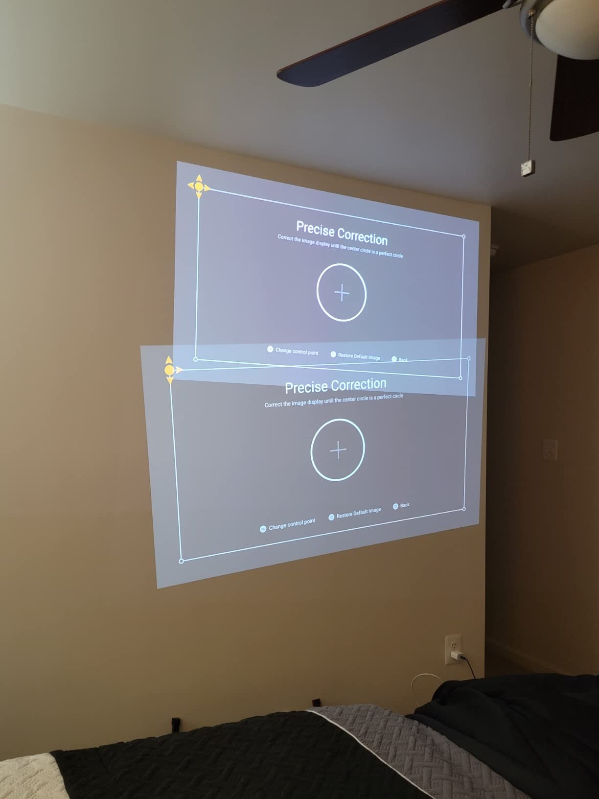 Halo+ 1080P Portable Projector, 700 ISO Lumens with Harman Kardon Speakers, Auto Keystone Correction, Auto Focus, Intelligent Obstacle Avoidance, Intelligent Screen Alignment, Android TV 10.0 customer photo 2