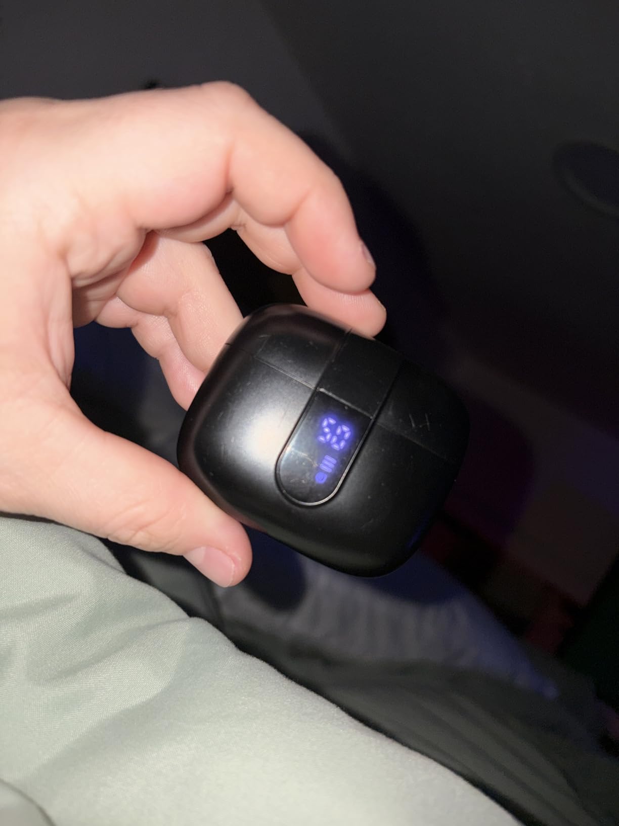 TAGRY Bluetooth Headphones True Wireless Earbuds 60H Playback LED Power Display Earphones with Wireless Charging Case IPX5 Waterproof in-Ear Ear buds with Mic for TV Smart Phone Laptop Computer Sports customer photo 2