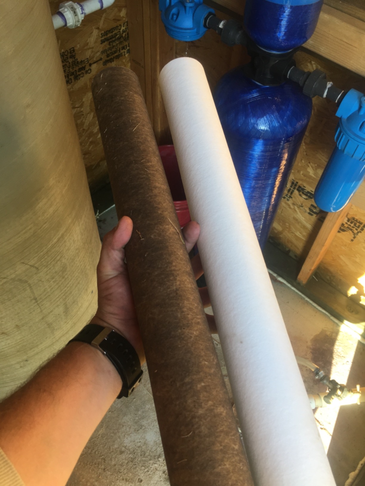 Aquasana Whole House Water Filter System | 1,000,000 Gallons | Salt-Free Softener Alternative | UV, Carbon & KDF | Tackles up to 99.99% Chlorine, Bacteria, Viruses, Sediment & Scale | EQ-1000-AST-UV customer photo 1