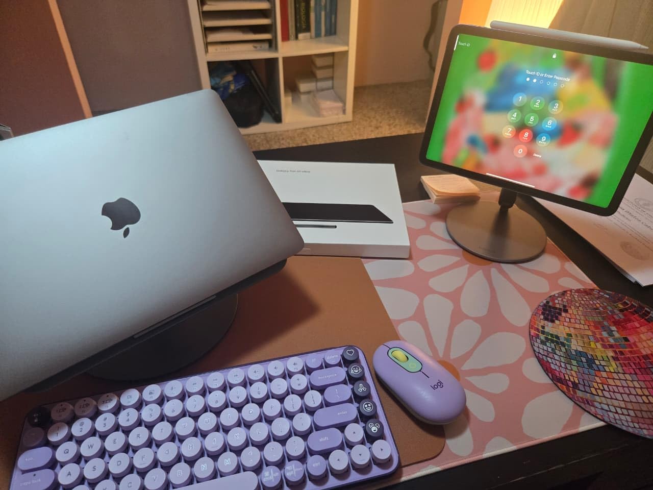 Logitech POP Keys Mechanical Wireless Keyboard with Customizable Emoji Keys, Durable Compact Design, Bluetooth or USB Connectivity, Multi-Device, OS Compatible - Heartbreaker Rose customer photo 1