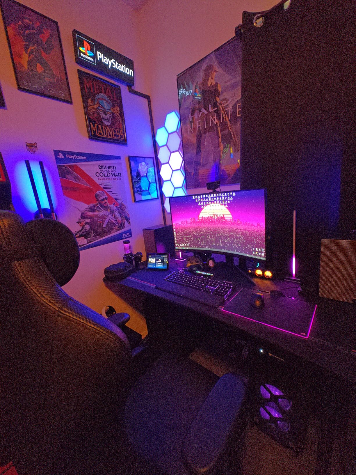 Govee Glide Hexa Light Panels, RGBIC Hexagon LED Wall Lights, Wi-Fi Smart Home Creative Wall Lights with Music Sync, Works with Alexa Google Assistant for Indoor Gaming Decor, 10 Pack customer photo 1