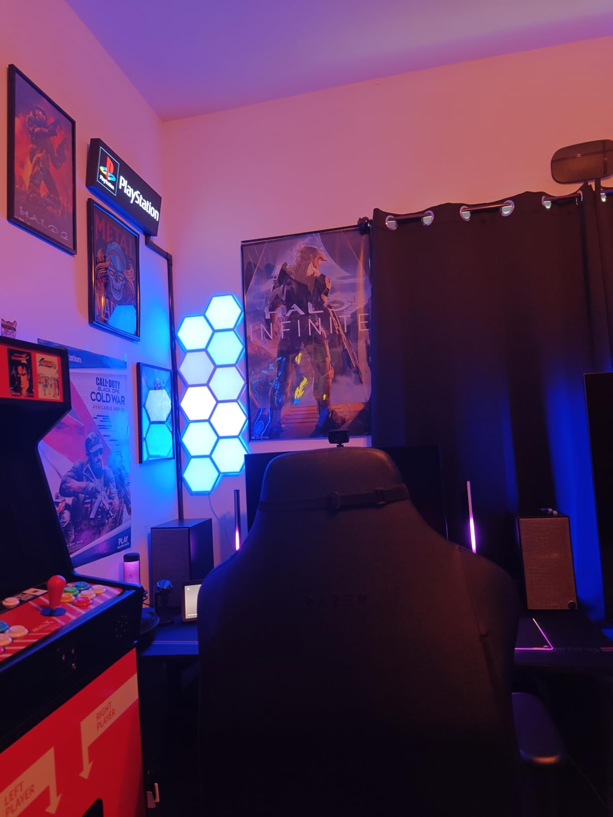 Govee Glide Hexa Light Panels, RGBIC Hexagon LED Wall Lights, Wi-Fi Smart Home Creative Wall Lights with Music Sync, Works with Alexa Google Assistant for Indoor Gaming Decor, 10 Pack customer photo 2