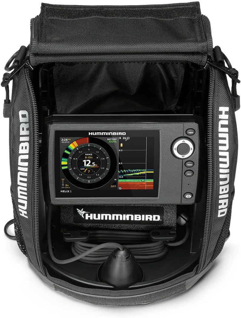 Humminbird ICE Helix 5 G3 Fish Finder with Transducer, Dual Spectrum Chirp Sonar customer photo 2