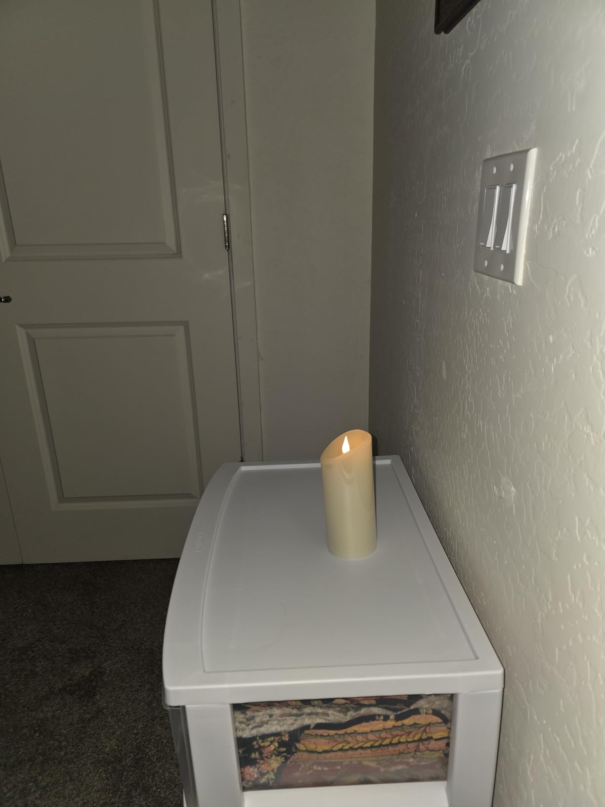 Flickering Flameless Candles with 3D Moving Flame, Last 1000+ Hours Battery Operated Candles with Timer, Ivory Real Wax Pillar Electric LED Candle for Wedding Christmas Party/3