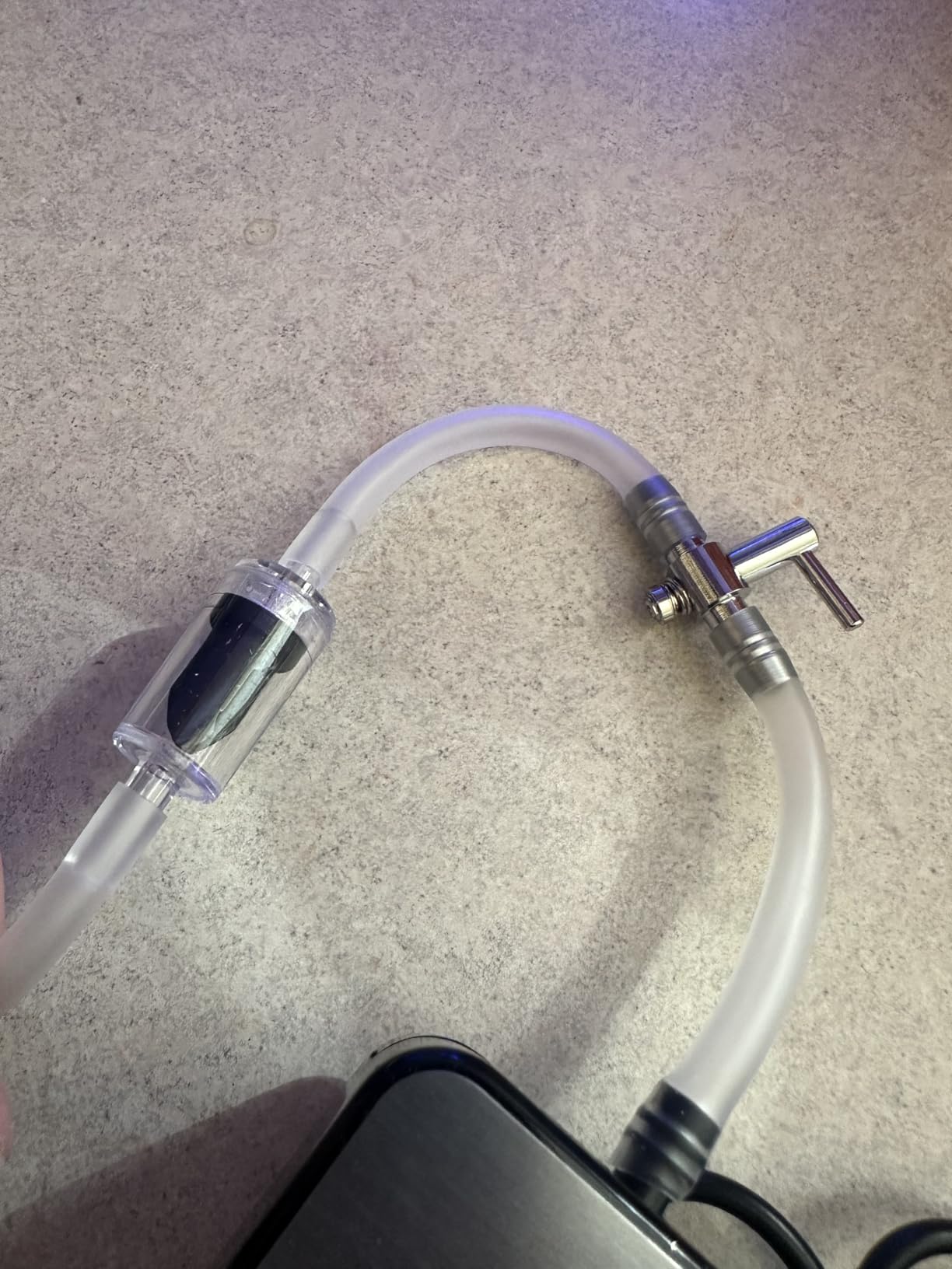 NICREW Nano Silent Aquarium Air Pump Black, Aquarium Aerator with Accessories for Up to 10 Gallon Fish Tank, Super Quiet, 0.3 L/min, 1.5 Watts customer photo 1