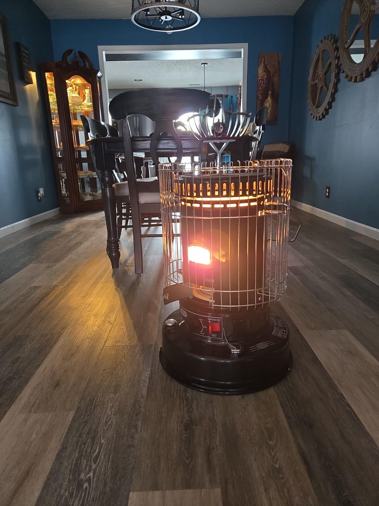 23800 BTU Convection Kerosene Heaters for Indoor Use Portable (Black) customer photo 1