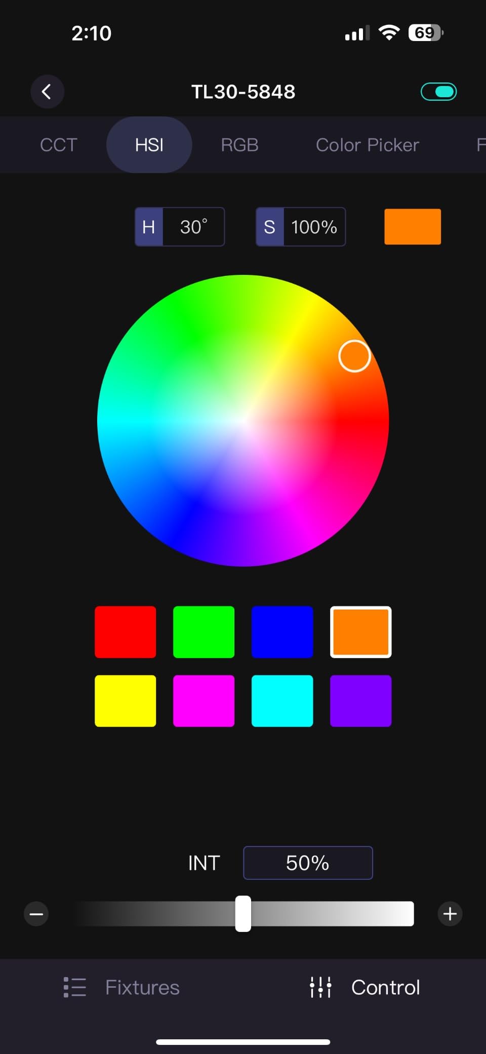 Godox TL30 RGB Tube Light, CRI 97+ TLCI 99+ Handheld Full Color LED Video Light Wand, 2700K-6500K Dimmable LED Light Stick, 37 FX Light Effects, 2900mAh Battery, Bluetooth APP Control customer photo 1