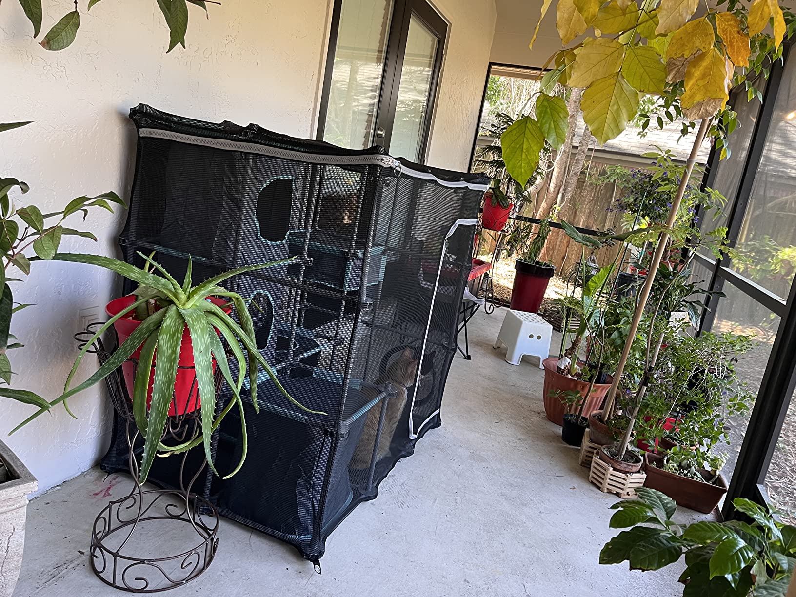 Kitty City Outdoor Catio Furniture and Play Kits for Cats, Outdoor Mega Kit customer photo 1