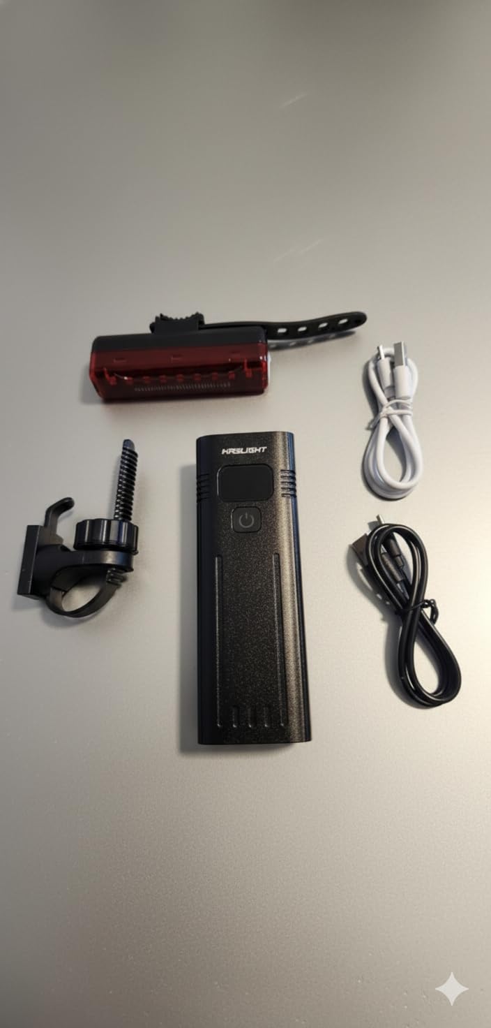 Bike Lights, Bike Light for Night Riding, 10000Lumen LED Bike Headlight, Rechargeable Bike Headlight, Bright Bike Lights Front and Back with High Beam & Low Beam Light, Free Taillights customer photo 1