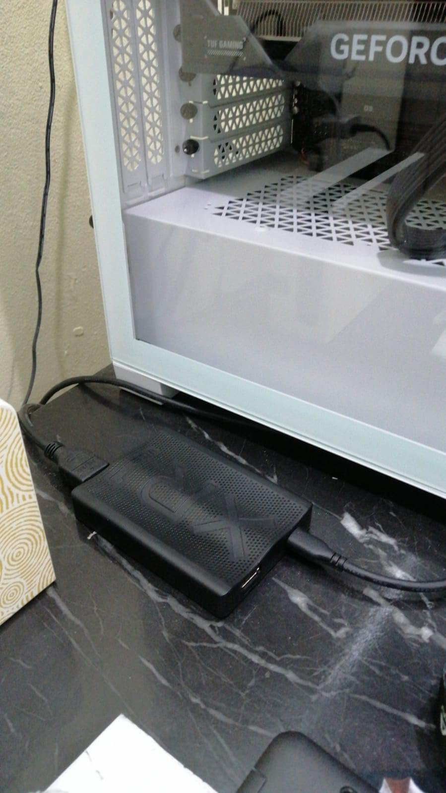 EVGA XR1 Pro Capture Card, 1440p/4K HDR Capture/Pass Through, Certified for OBS, USB 3.1, ARGB, Audio Mixer, PC, PS5, PS4, Xbox Series X and S, Xbox One, Nintendo Switch customer photo 1