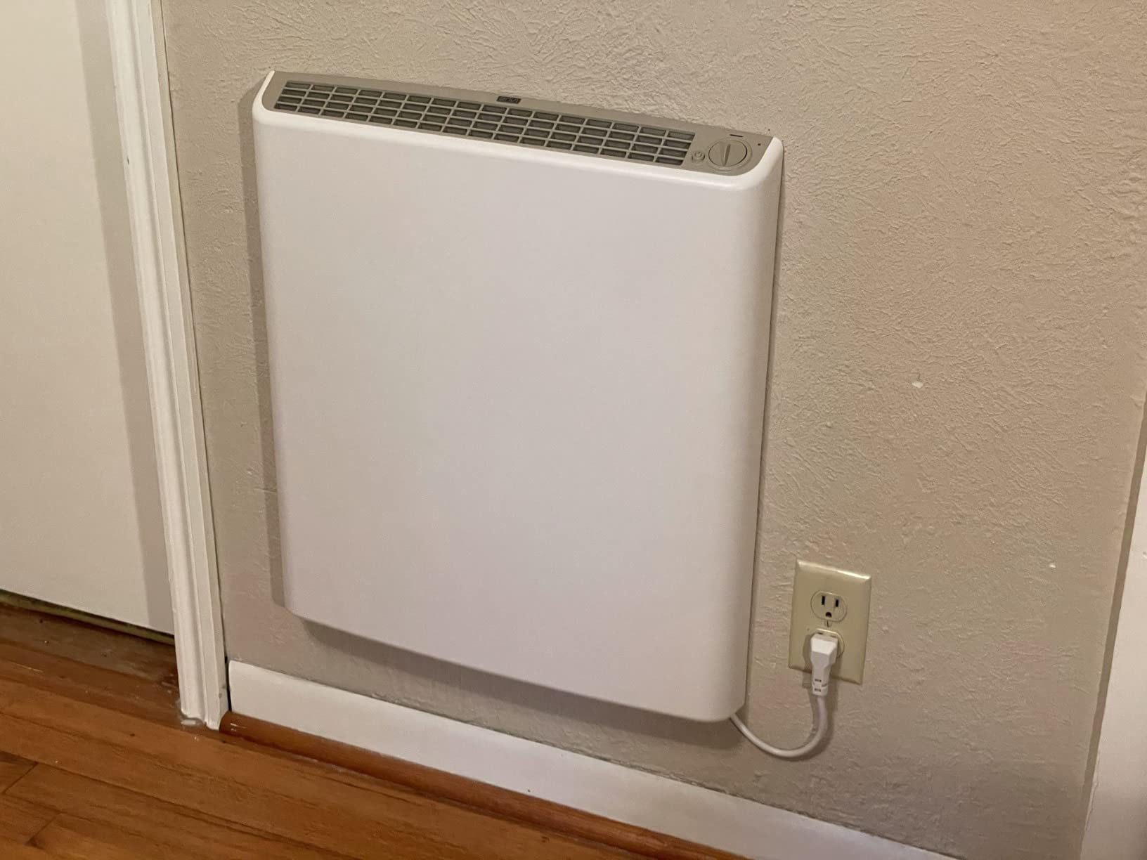 Envi Plug-in Electric Panel Wall Heaters for Indoor Use, Energy Efficient 24/7 Heating w/Safety Sensor Protection, Patented Quiet Fan-less Design, Easy 2-Min Install, Space Heater, Made in USA customer photo 1