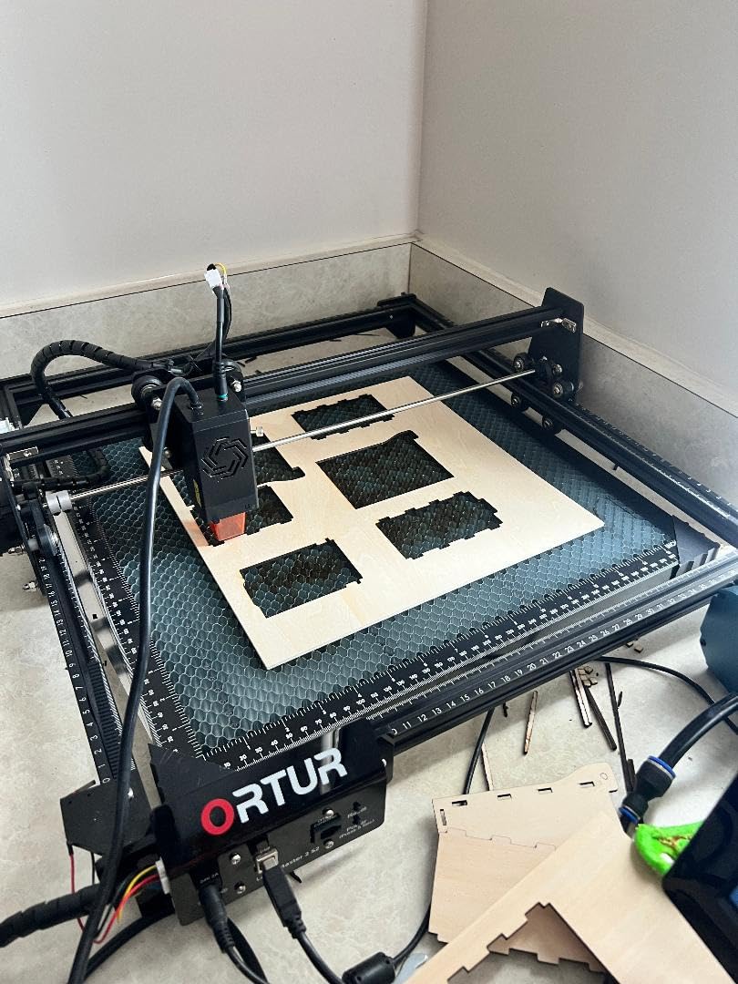 Laser Engraver, Ortur Laser Master S2 LU2-2, 2100mW Laser Cutter and Engraver CNC Machine for DIY, Wood, Leather, etc. (390*410mm), Laser Class 4 customer photo 1