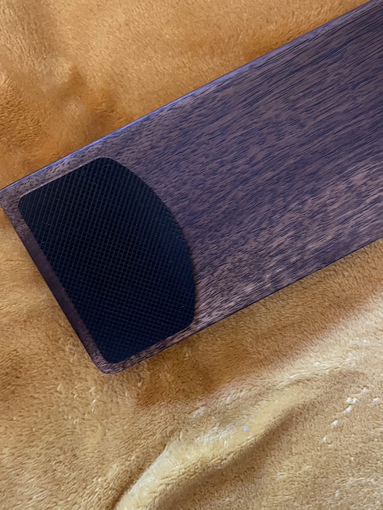 Meatanty Wooden Keyboard Wrist Rest, Ergonomic TKL Gaming Walnut Mechanical Keyboard Wrist Pad, Hard Wrist Rest Palm Rest customer photo 2