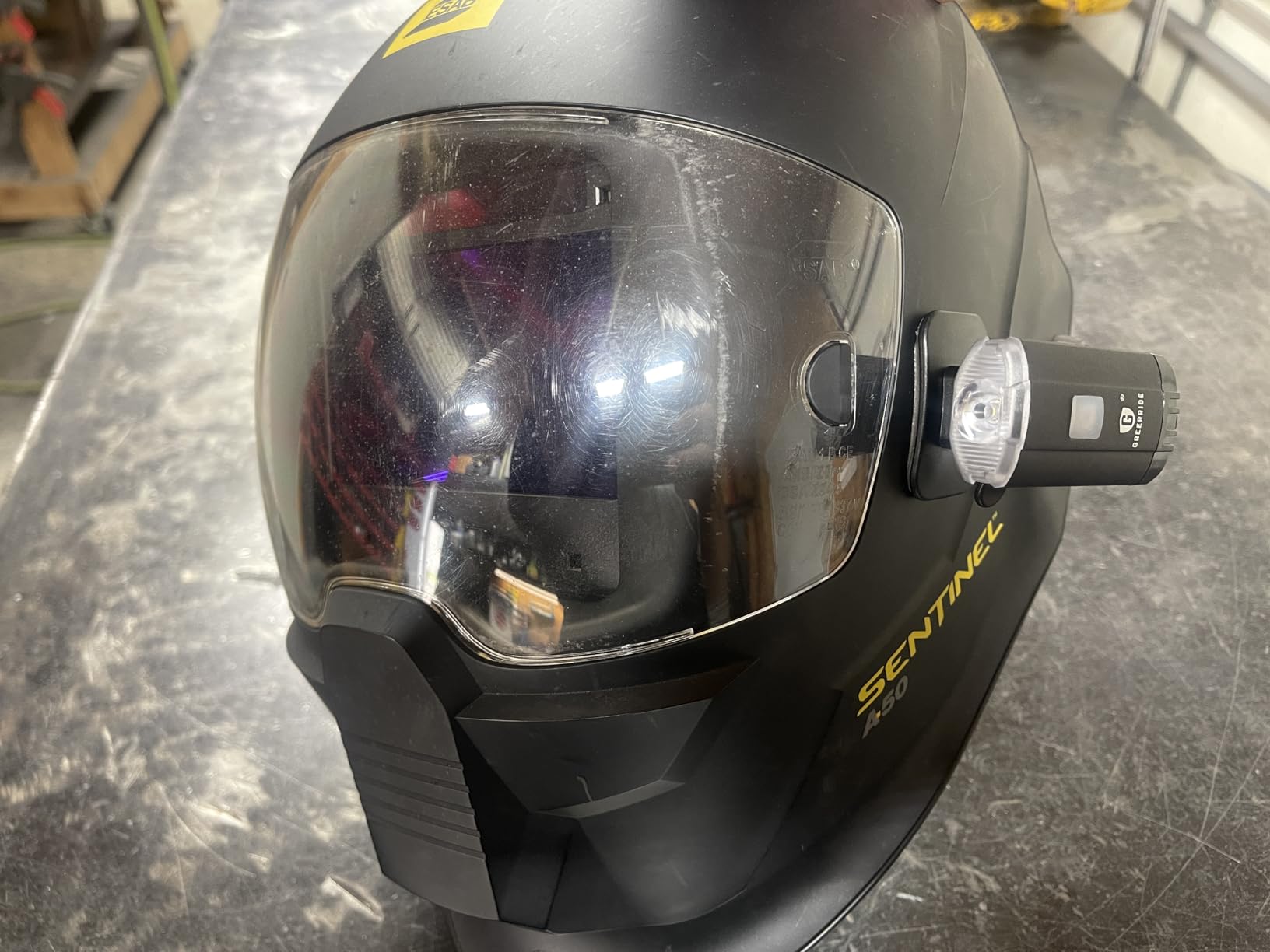Rechargeable Welding Helmet Light - Hard Hat Light, Hardhat headlamp Flashlight for Firefighter Fire Helmet and Welding Hood with Accessories customer photo 1
