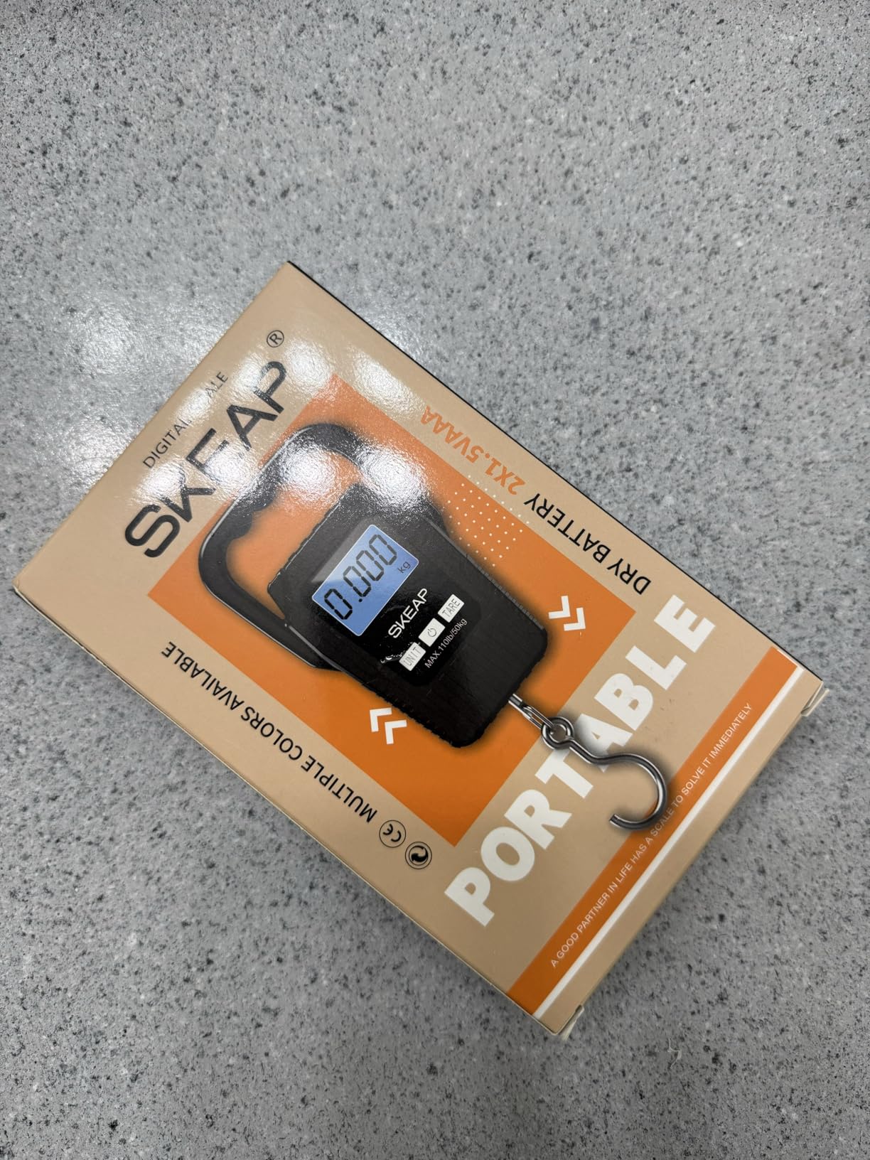 Digital Fish Scale Hanging Scale Fishing Scale, SKEAP 110lb/50kg Luggage Scale, Fish Weighing Scale, Upgrade Large Handle & Backlit LCD Display, Black, Fishing Gifts for Men customer photo 2