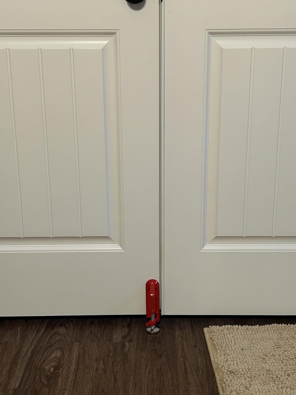 Door Stoppers Security - Portable Door Lock for Travel Anti Theft Door Blocker, Hotel Room Apartment Safety - No Drill Garage Door Brace Devices for Women, Children - Sleep with Peace of Mind customer photo 1