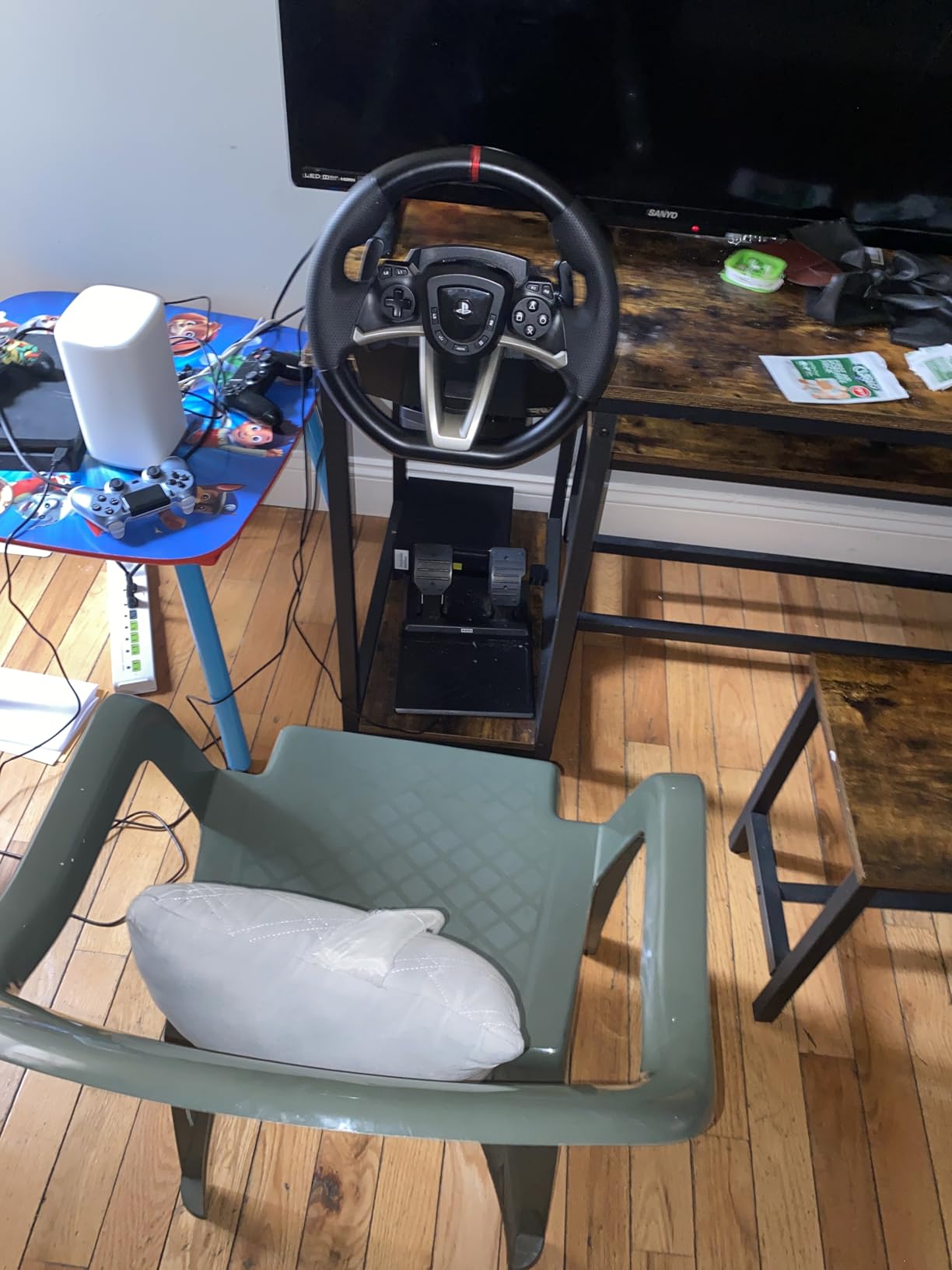 HORI Racing Wheel Apex for Playstation 5, PlayStation 4 and PC - Officially Licensed by Sony - Compatible with Gran Turismo 7 customer photo 1