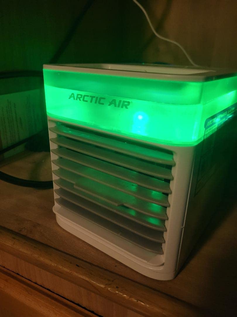Arctic Air Pure Chill 2.0 Evaporative Air Cooler by Ontel - Powerful, Quiet, Lightweight and Portable Space Cooler with Hydro-Chill Technology For Bedroom, Office, Living Room & More, Blue customer photo 2
