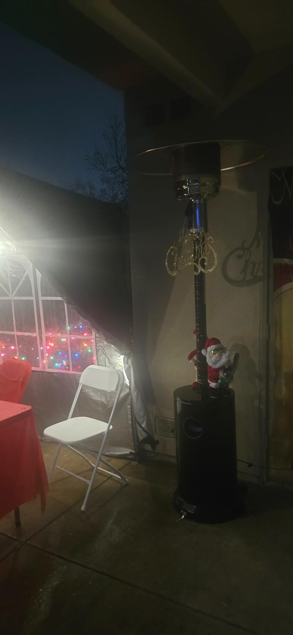 Hykolity 50,000 BTU Patio Heater with Sand Box, Table Design, Double-Layer Stainless Steel Burner, Brown customer photo 2