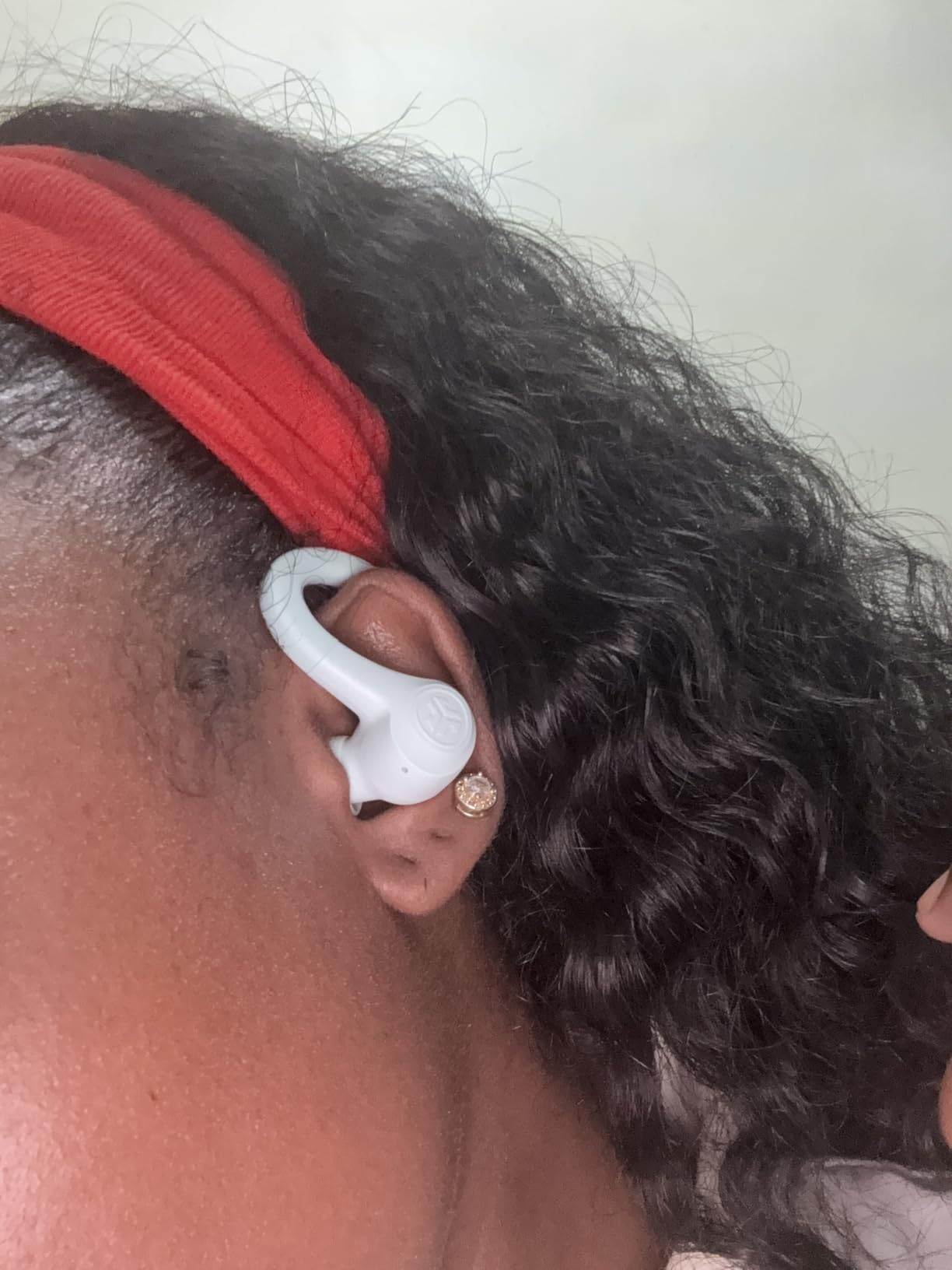 JLab Go Air Sport True Wireless Earbuds, Yellow, Featuring C3 Clear Calling, Secure Earhook Sport Design, 35+ Hour Bluetooth Playtime, and 3 EQ Sound Settings customer photo 2