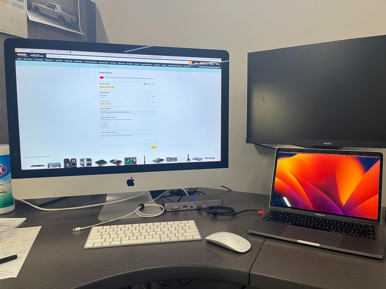 OWC 10-port Thunderbolt Pro Dock, 85W charging, Dual Thunderbolt 40 Gb/s (USB-C), USB-C and (3) USB Type A 10Gb/s, DisplayPort, 10GbE, CFexpress, SD, Single 8K or Dual 6K 60Hz Displays, For Mac and PC customer photo 1