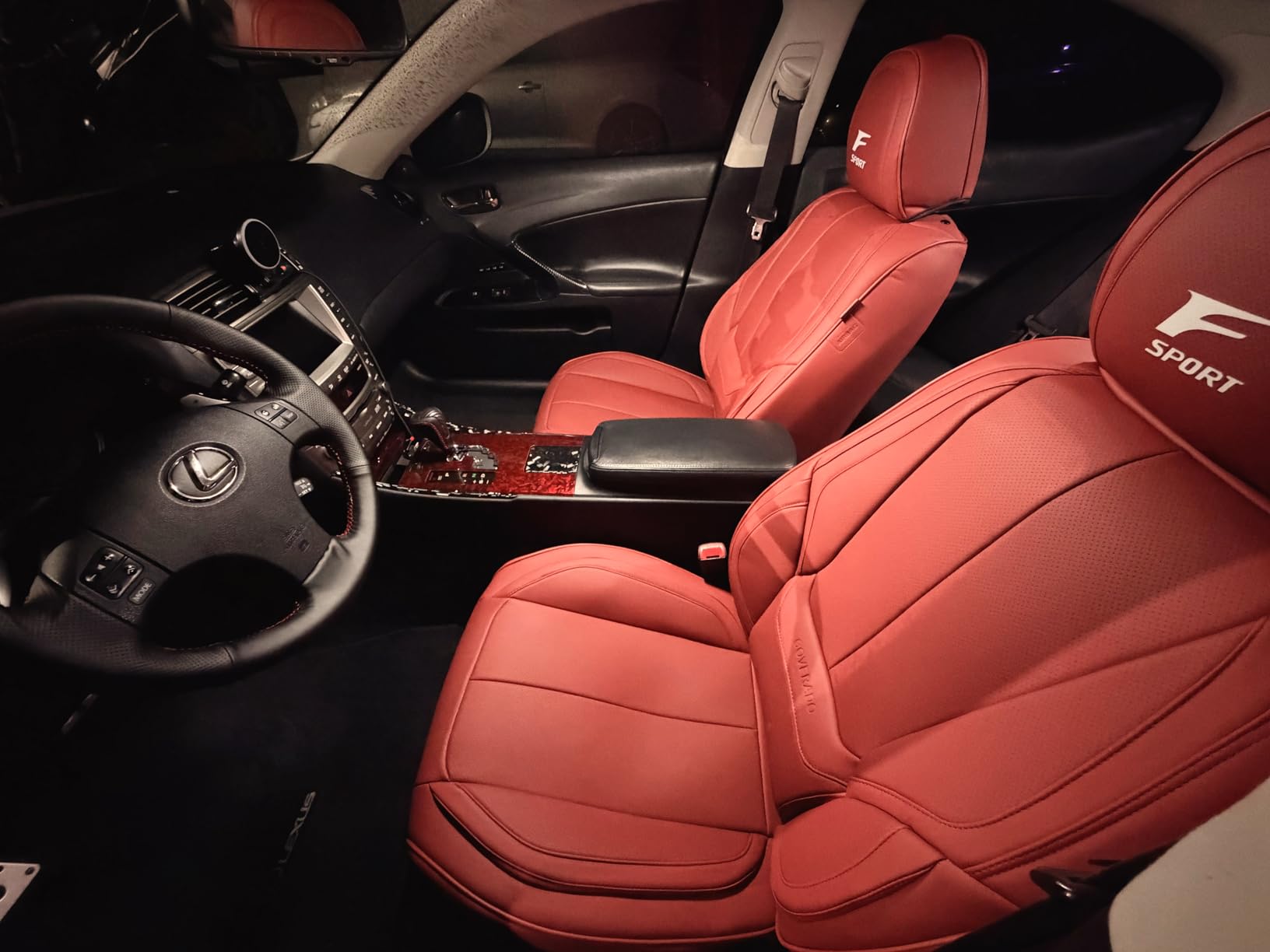 Coverado Seat Covers Full Set, Black Seat Covers for Cars 5 Seats, Car Seat Protector, Waterproof Nappa Leather Car Seat Cushion, Front and Rear Car Seat Cover Fit for Most Sedans SUV Pick-up Truck customer photo 2