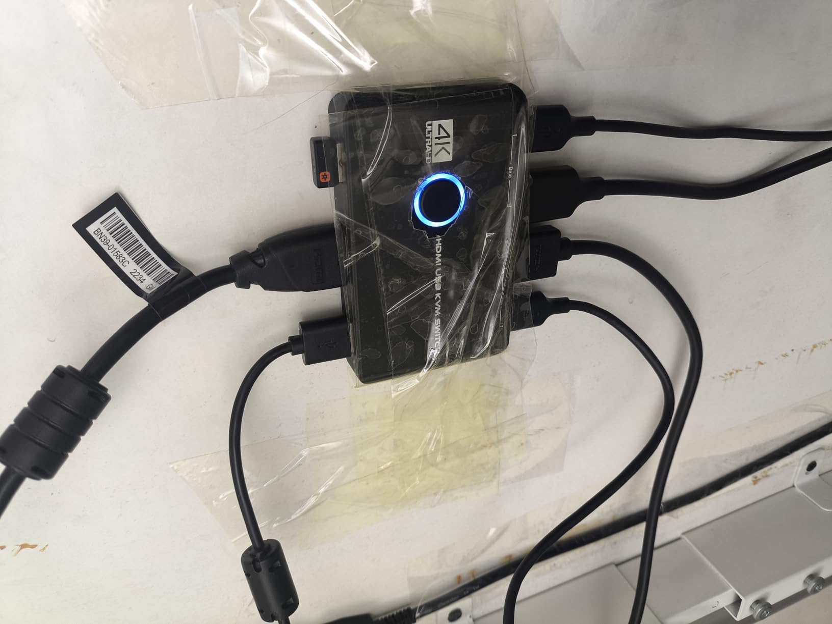 4K KVM Switch HDMI 2 Port Box, USB HDMI KVM Switches for 2 Computers Share Keyboard Mouse Printer and one HD Monitor, Support UHD 4K@60Hz, with 2 USB Cables and 2 HDMI Cables customer photo 2