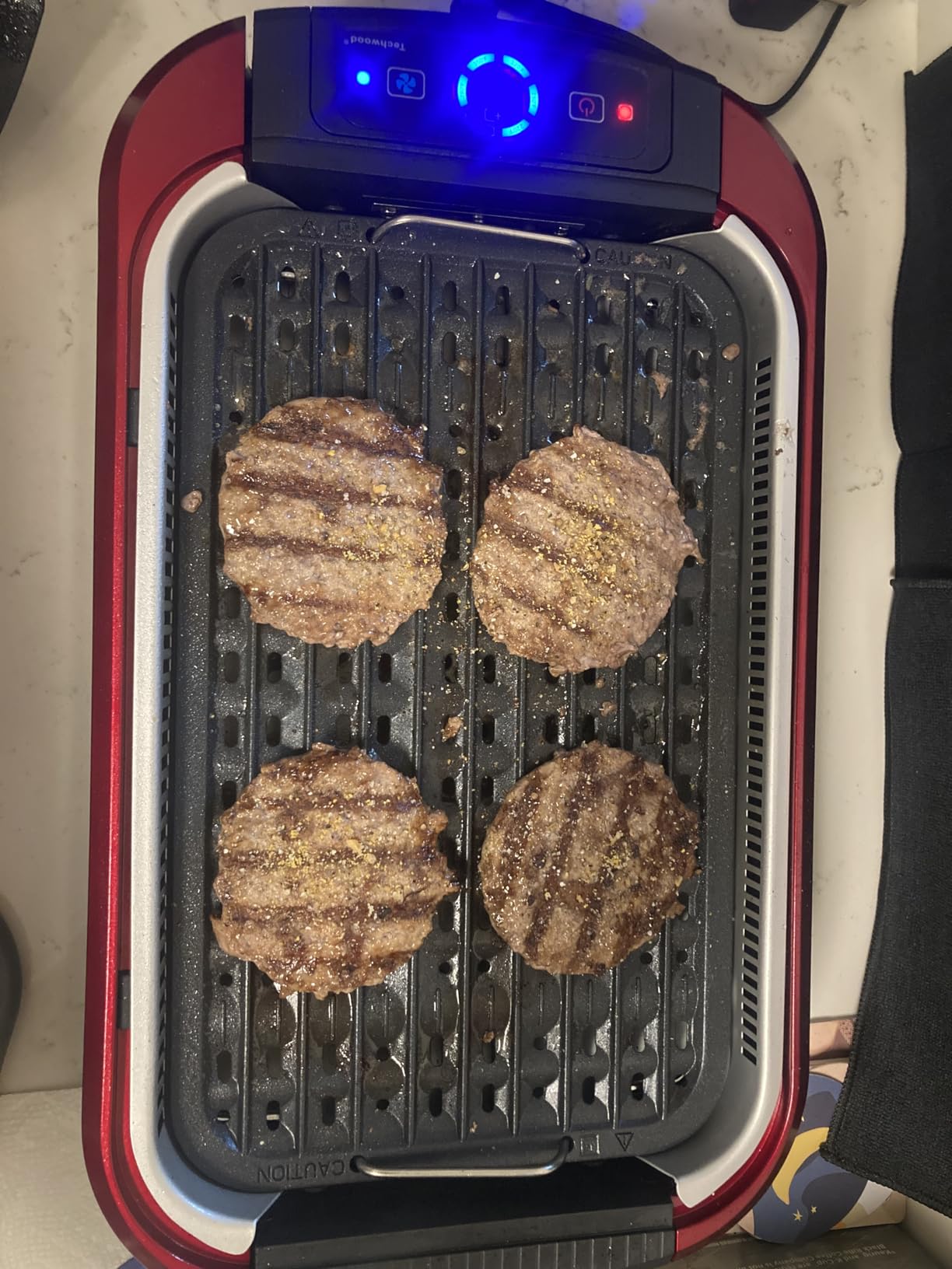 Techwood Indoor Grill Smokeless Grill, Electric Korean BBQ Grill customer photo 1