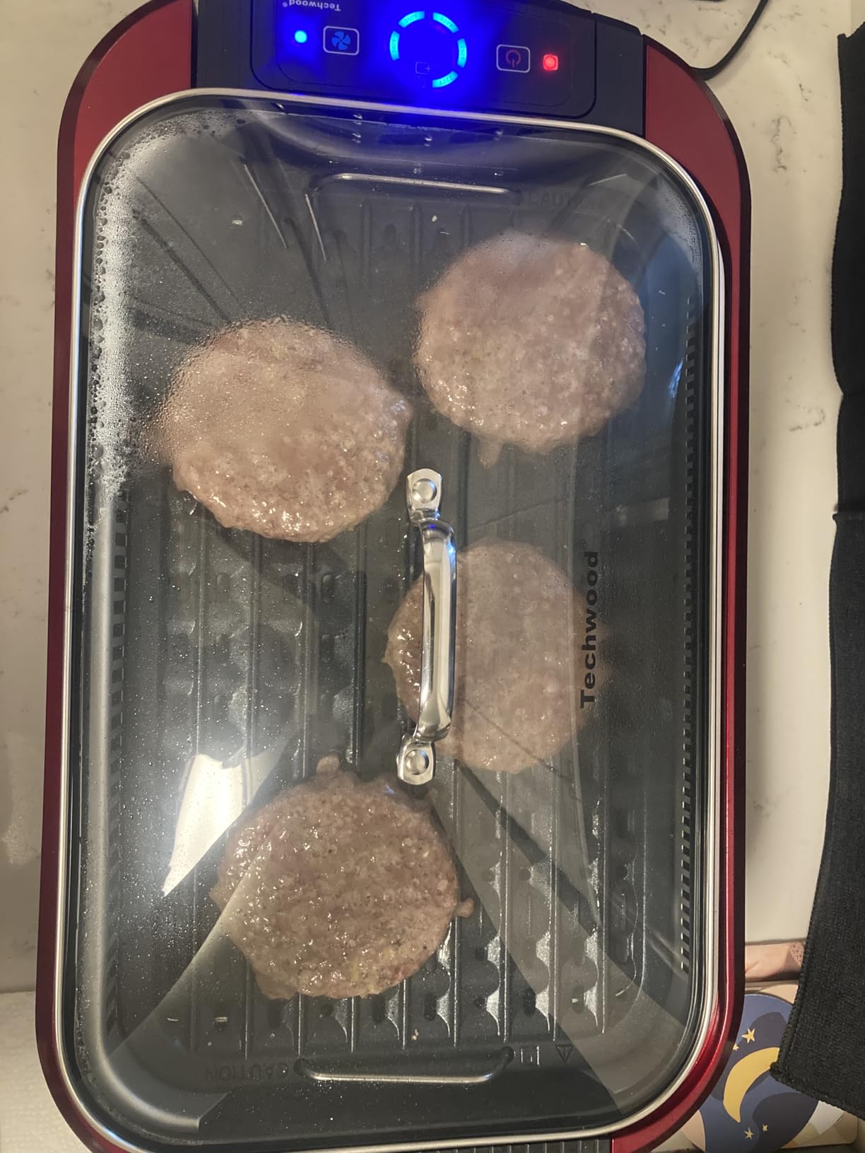 Techwood Indoor Grill Smokeless Grill, Electric Korean BBQ Grill customer photo 2