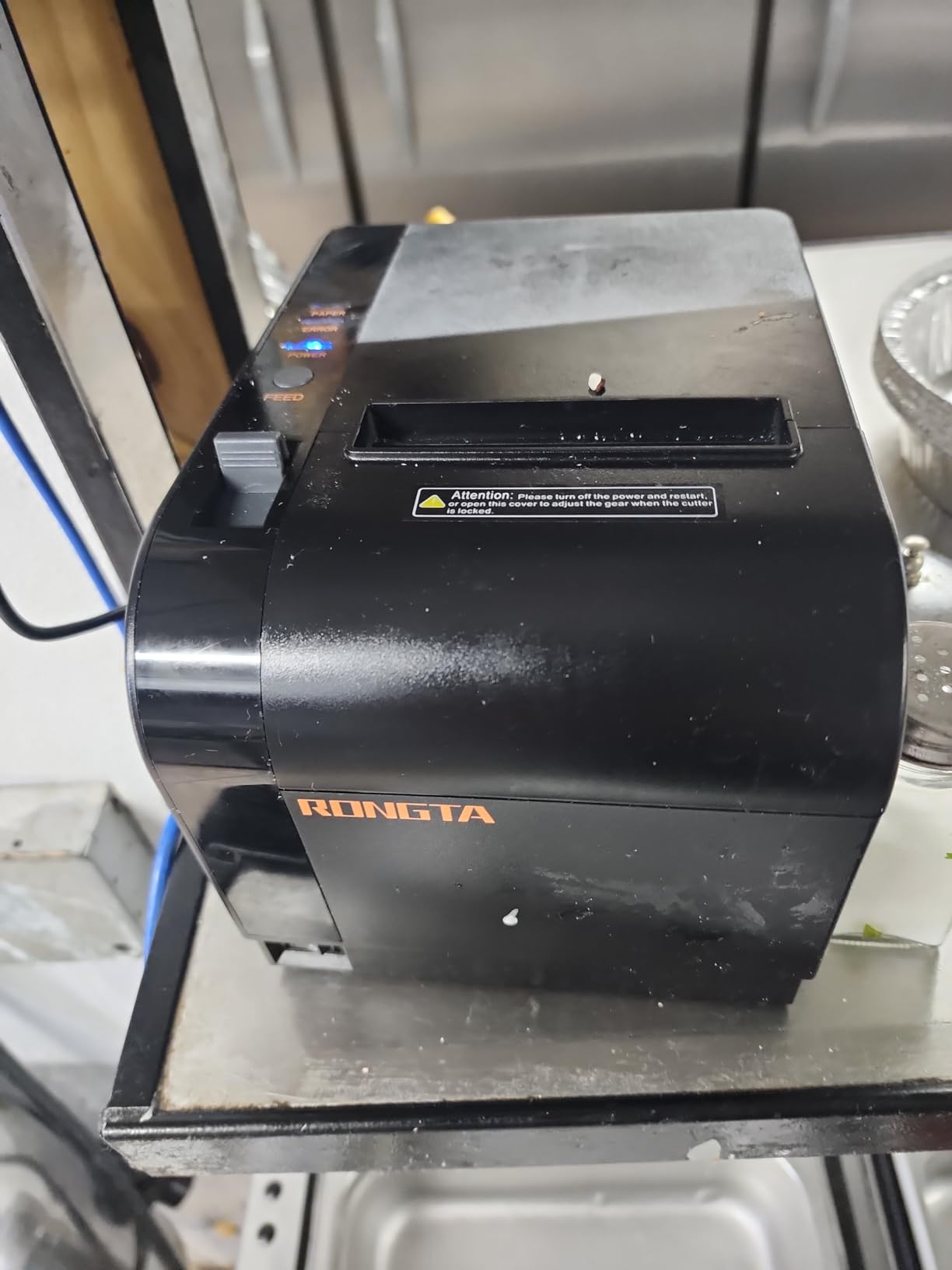 Rongta Thermal Receipt Printer, 80mm Receipt Printers, Thermal Pos Printer with Auto Cutter Support Cash Drawer,USB Serial Ethernet Support ESC/POS, Compatible with Windows/Mac/Linux customer photo 2