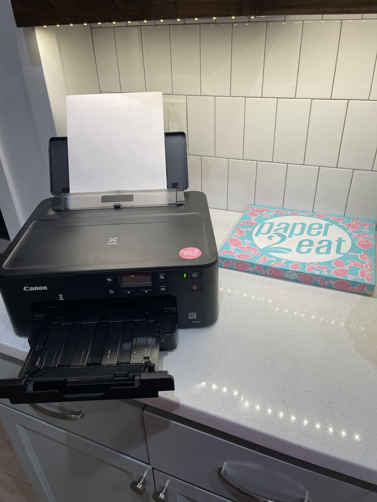 Canon PIXMA TS702a Wireless Single Function Printer with AirPrint and Mopria customer photo 2