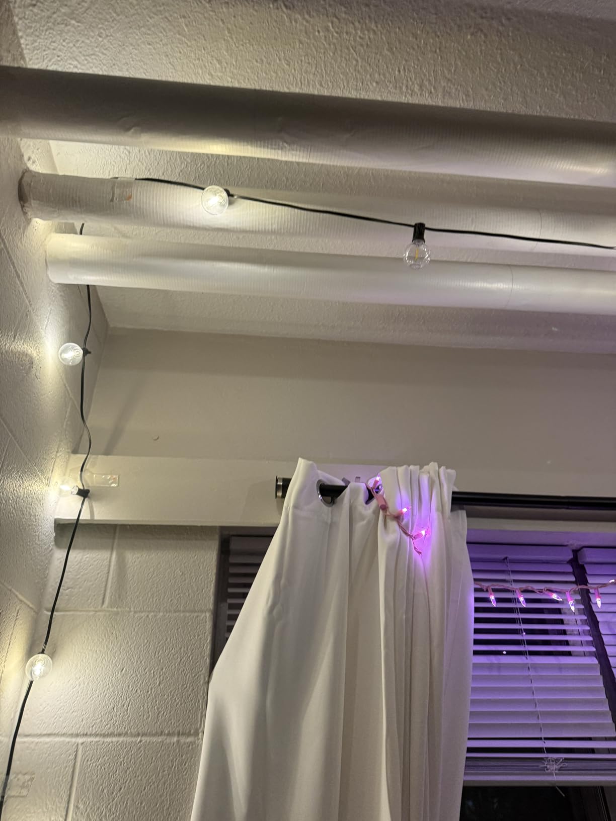 Brightown Outdoor String Lights, 50FT 25 G40 Bulbs Shatterproof Patio Lights, IP65 Waterproof Dimmable Hanging Connectable Globe LED Outdoor Lights customer photo 2