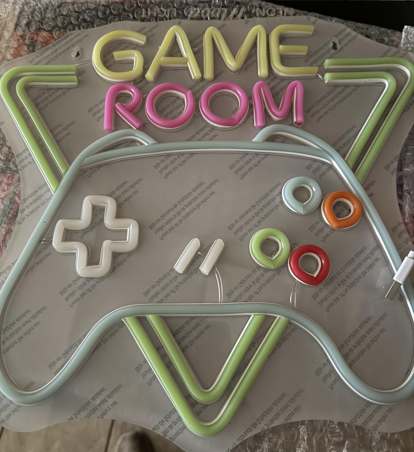 Gamerneon Playing Cards Neon Signs for Wall Decor Poker Teens Led Neon Light Blue White Usb Light Sign for Bedroom Casino Bar Hotel Play Room Birthday Party Decor customer photo 1