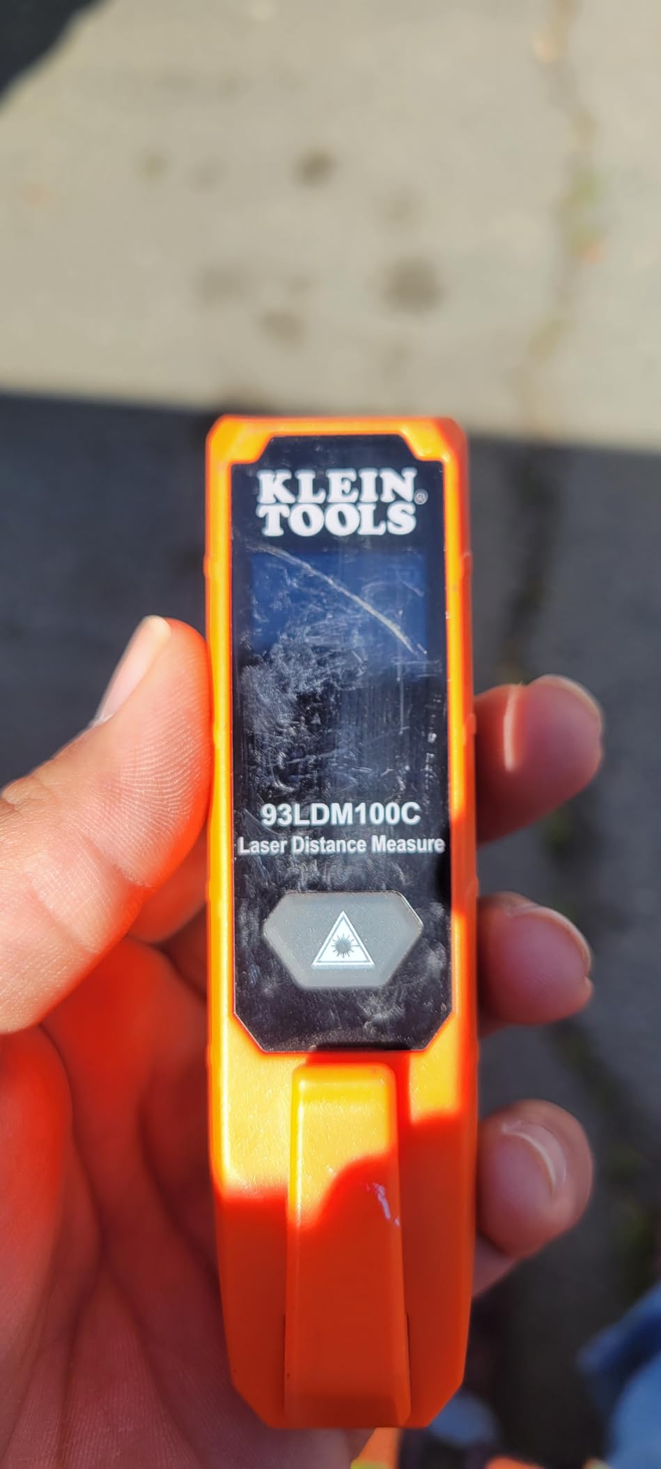 Klein Tools Laser Distance Measure, Measures in Feet, Inches, Meters customer photo 2