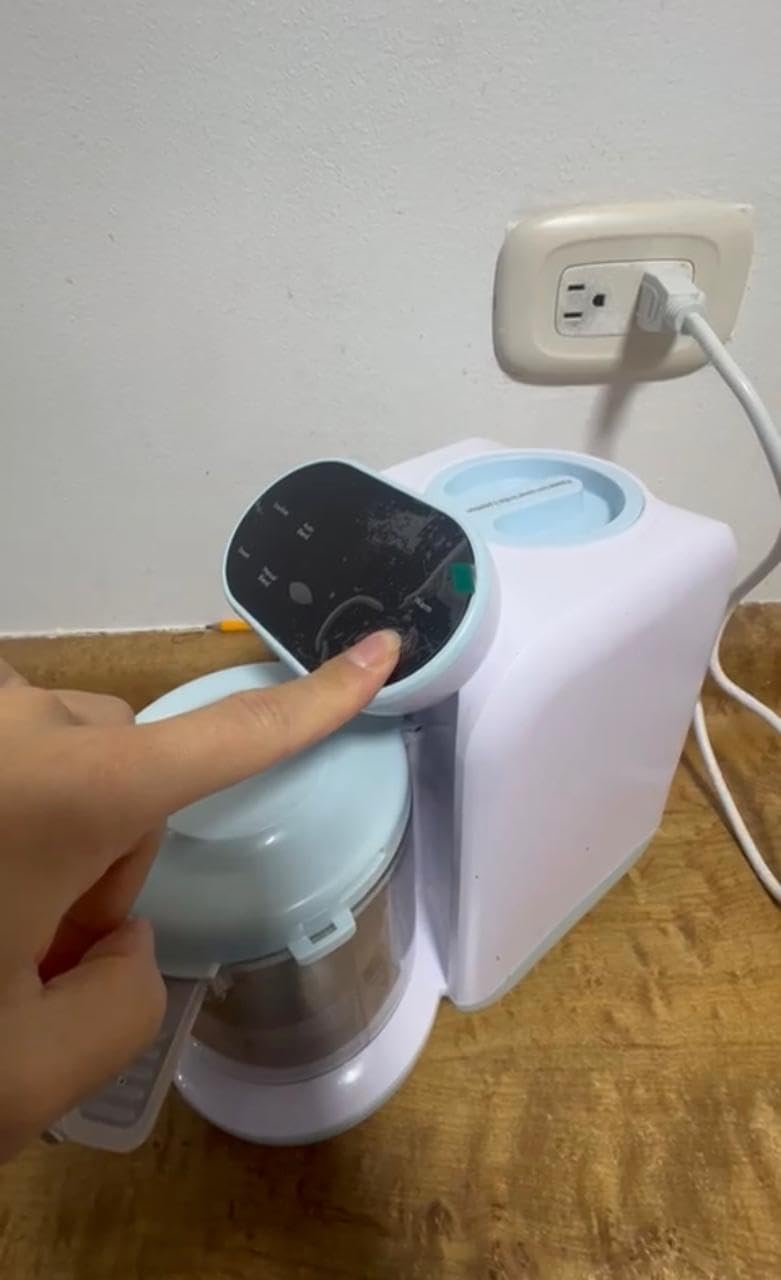 Chefhandy Baby Food Maker with Stainless Steel Steam Basket | 5-in-1 Baby Food Processor, Steamer & Blender for Homemade Baby Food, BPA-Free, 6 Reusable Pouches, Ideal for Newborns & Infants, Green customer photo 1