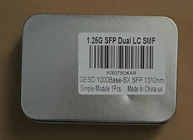 4Pack 1.25G SFP LC Module 1000Base-LX(SMF,1310nm,20km,DDM) Single-Mode Transceiver for Cisco GLC-LH-SMD,Ubiquiti UniFi,Meraki MA-SFP-1GB-LX10,Fortinet,Mikrotik,TP-Link,Netgear,TL-SM311LS,D-Link,Intel customer photo 2