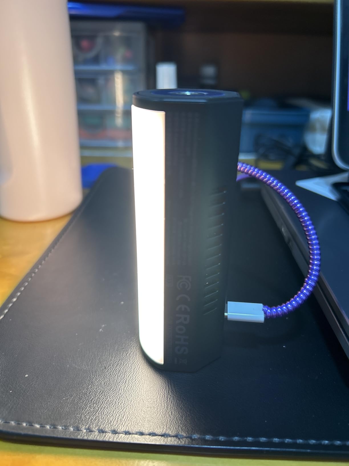 ULANZI VL119 Handheld Light Wand, 360° RGB LED Video Light Stick for Photography, 3300mAh Rechargeable Tube Light for Video Shooting, 2500-9000K Dimmable Camera Light with LCD customer photo 2