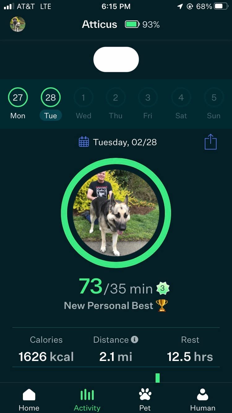 Whistle Health Smart Device | Dog Health and Fitness Tracker | Track Scratching, Licking, Drinking, Eating, Sleeping customer photo 1