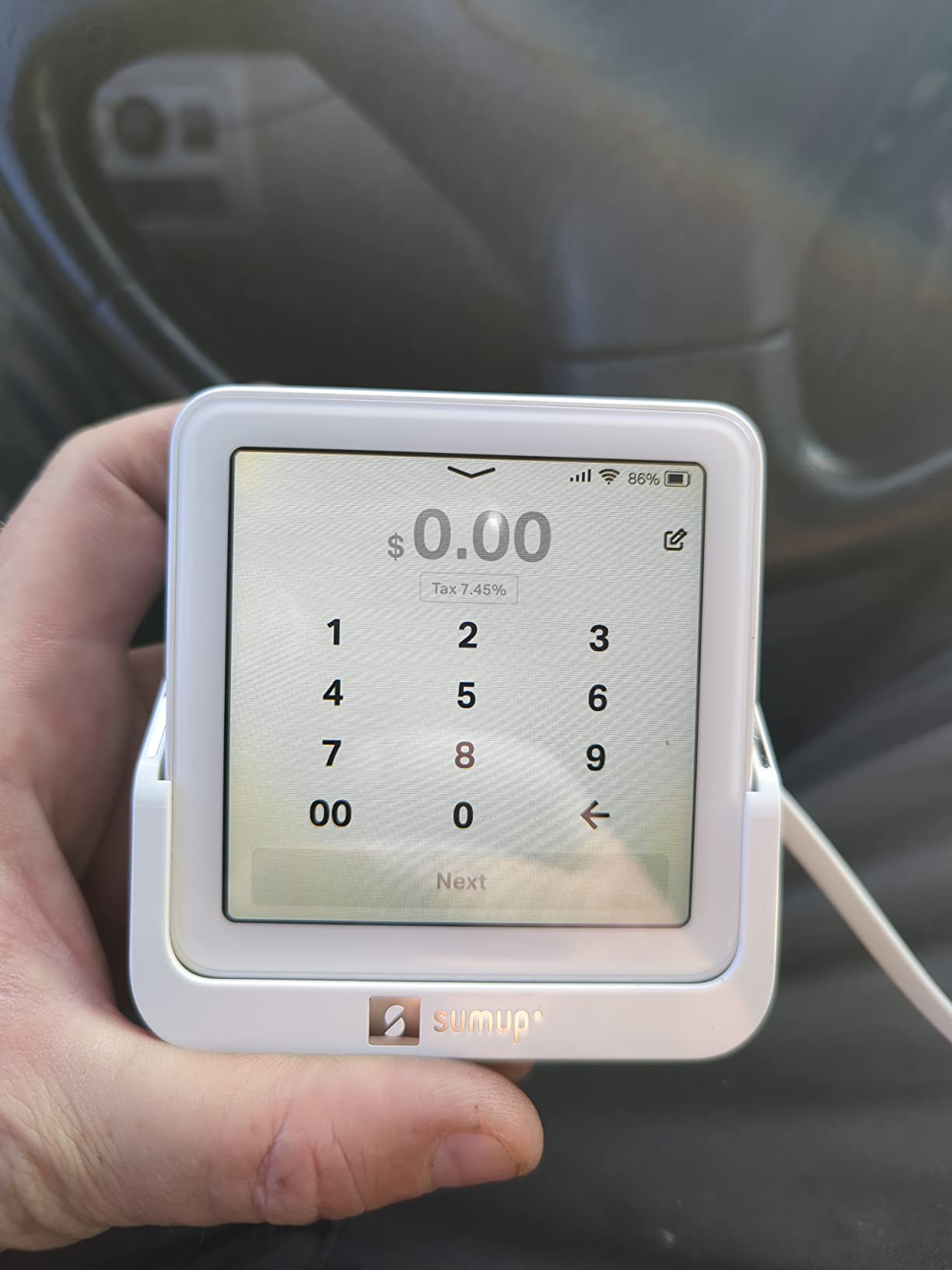 SumUp Solo Credit Card Payment Card Reader with Charging Station. Full Touch-Screen Interface with Free SIM Card and Mobile Data customer photo 2