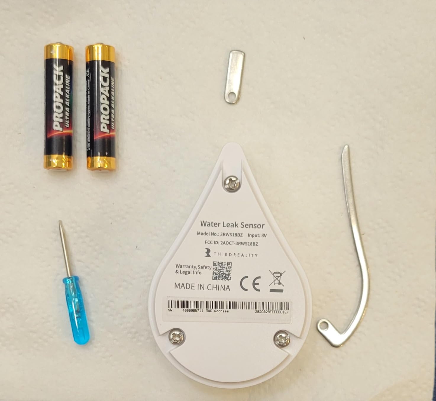 THIRDREALITY Zigbee Water Leak Sensor with Dripping Detection 4 Pack, 120 dB Alarm, App Notifications Enabled When Compatible with Home Assistant and Compatible Zigbee HUB, Batteries Included customer photo 2