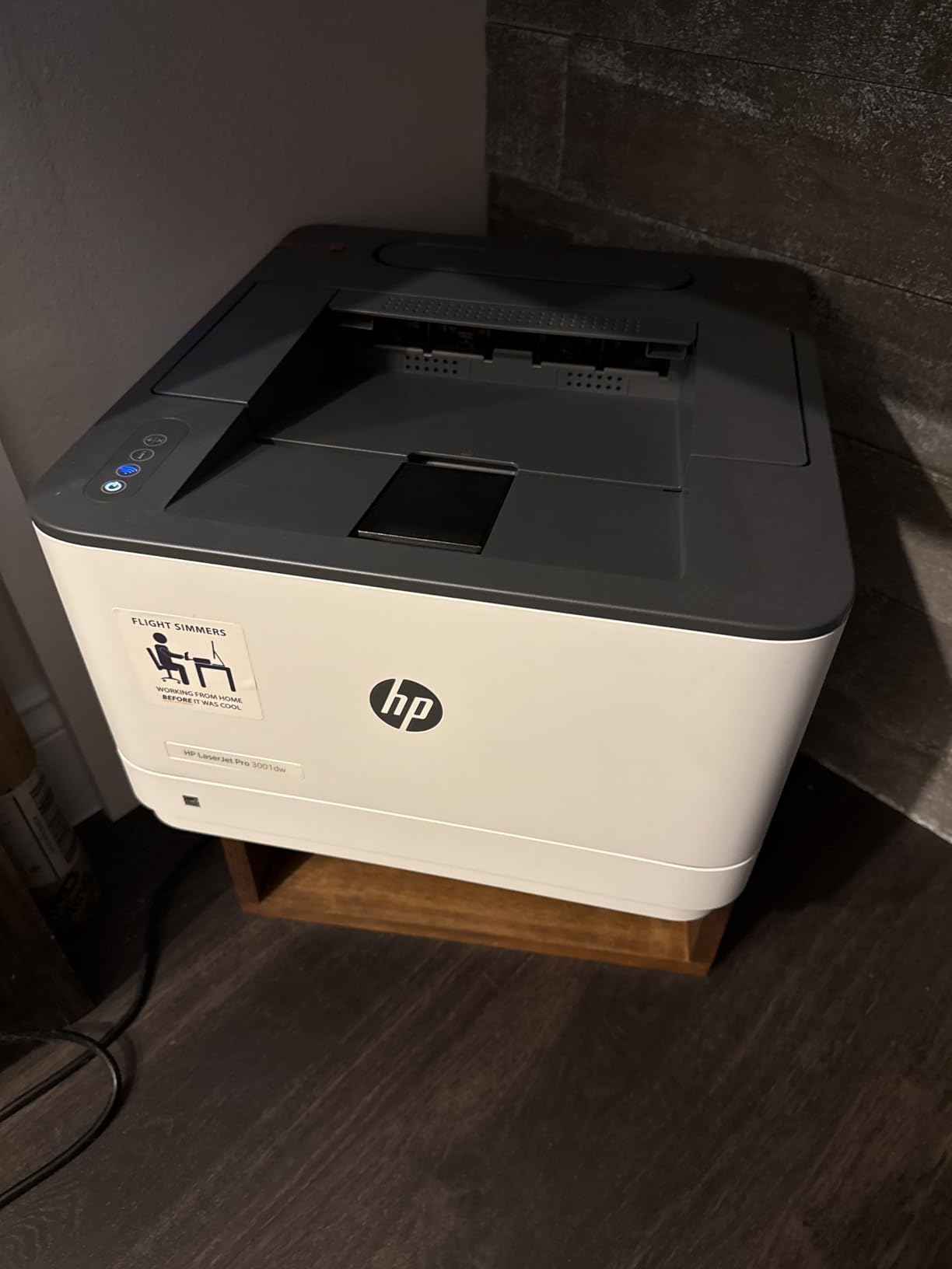 HP LaserJet Pro 3001dw Wireless Black & White Printer, Best-for-Office customer photo 1