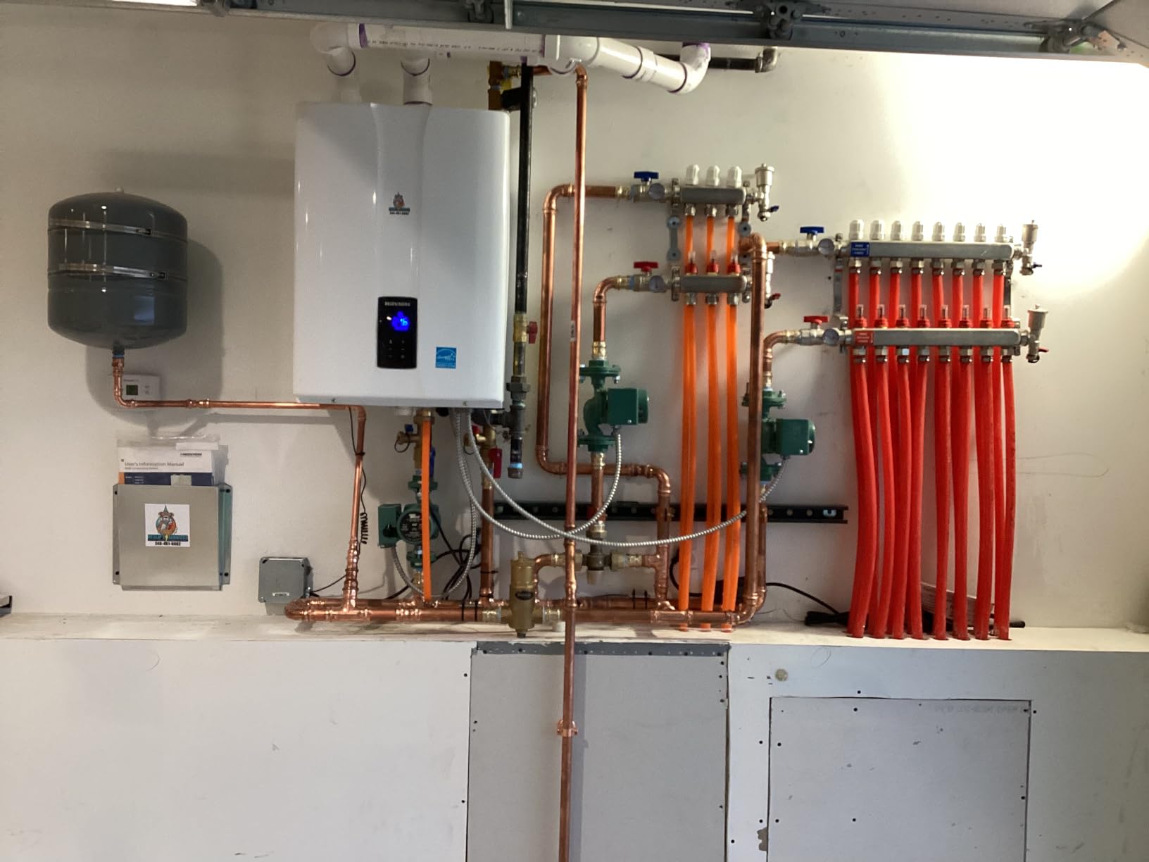 ABST PEX Manifold - 4 Loop Stainless Steel Floor Radiant Heat Manifold Kit customer photo 1