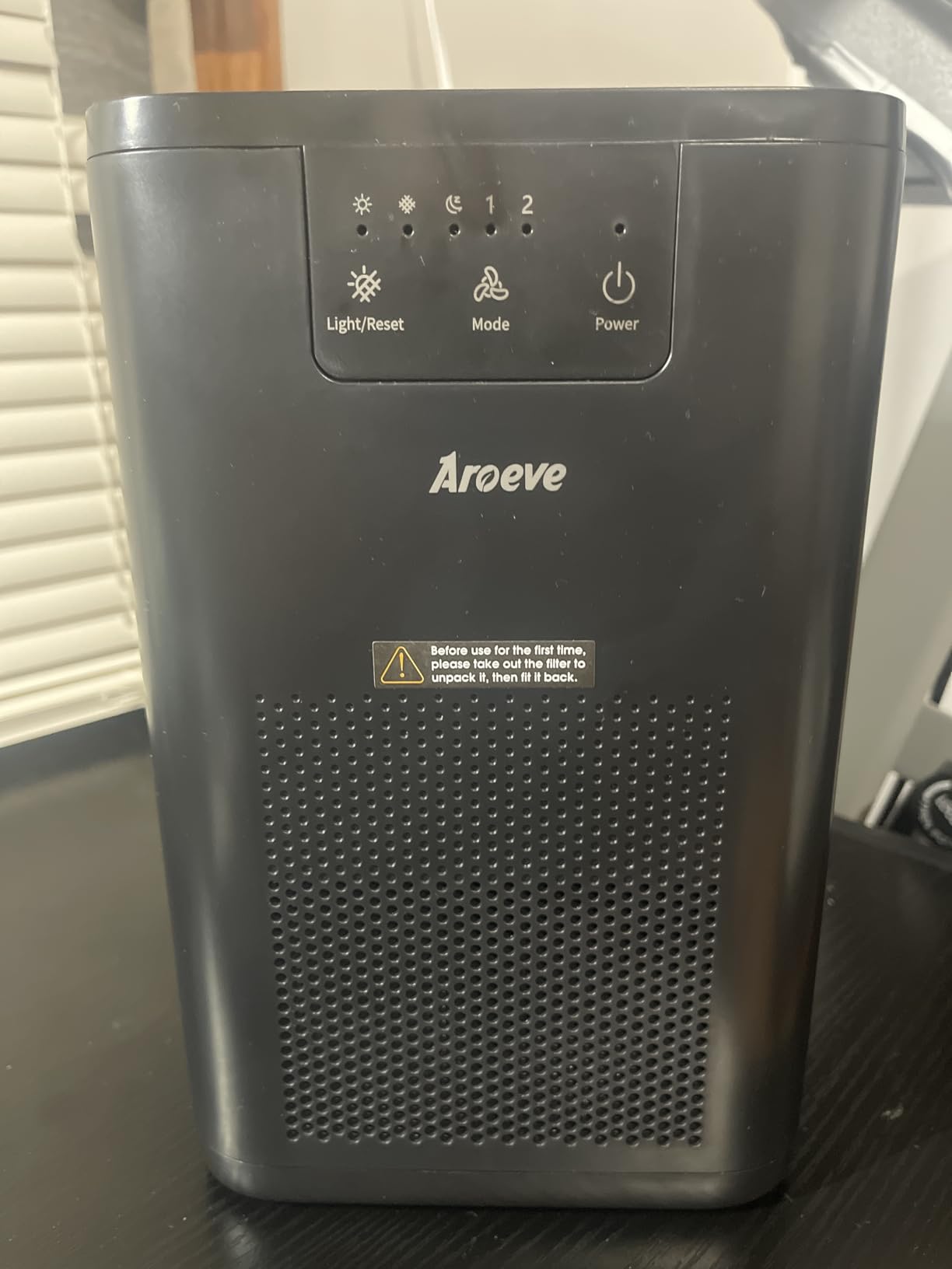 AROEVE Air Purifiers for Bedroom Air Purifier With Aromatherapy Function For Pet Smoke Pollen Dander Hair Smell 20dB Air Cleaner For Bedroom Office Living Room, MK06- White customer photo 1